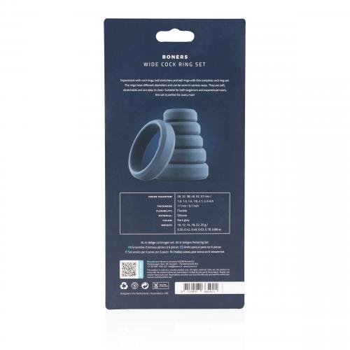 Boners 6-Piece Cock Ring Set - Image 6
