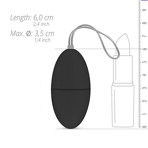 Easytoys Vibration Egg – Black - Image 5