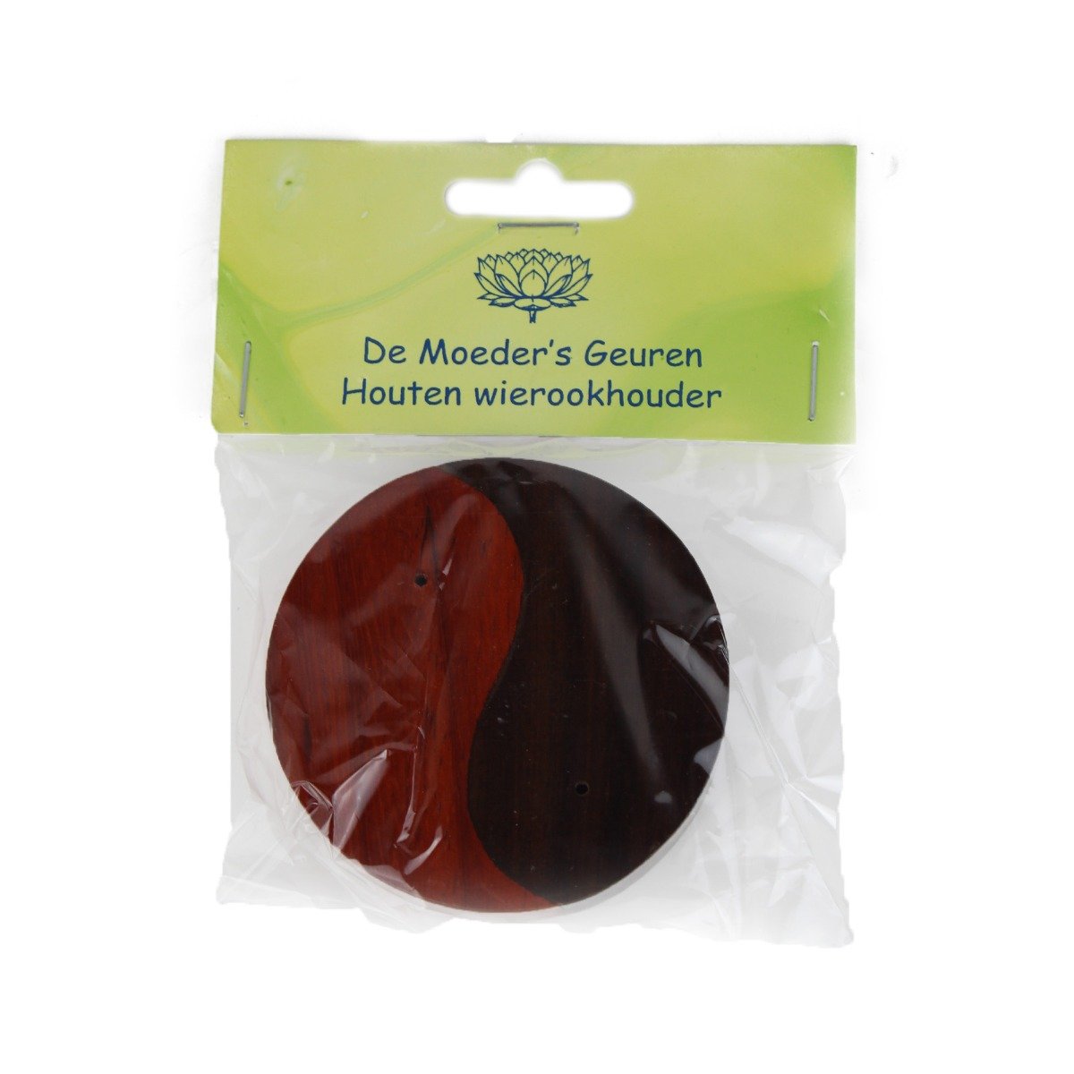 Round Wooden Incense Holder - Image 2