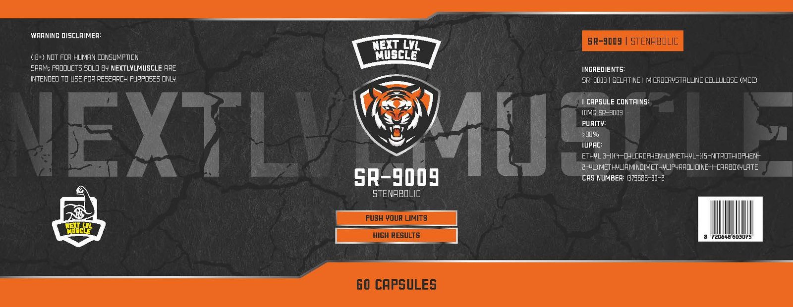 SR-9009 (Stenabolic) Capsules – Next LVL Muscle - Image 2